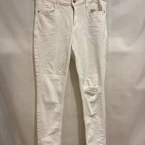 Old Navy skinny ankle white jeans